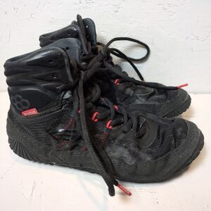 Rudis KS Infinity wrestling shoes Men's 4, Women's 5.5 Black Red